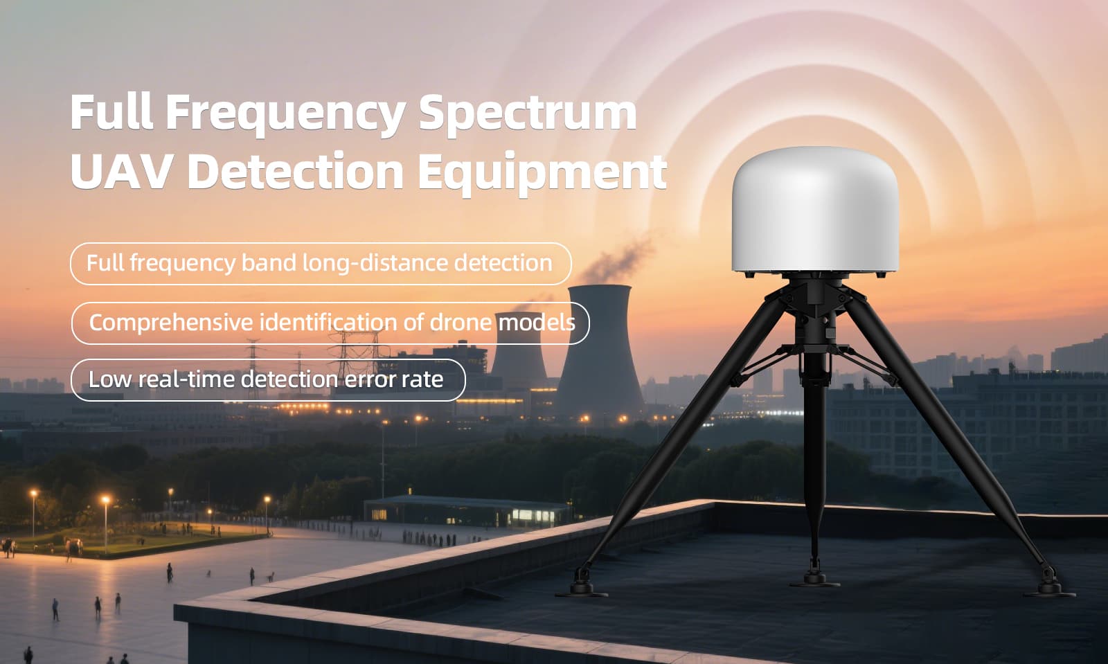 Full Band Spectrum Drone Detection Device For Anti UAV-Small turbojet ...