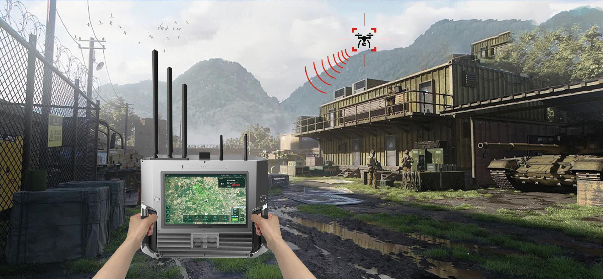 ES-H1030 PORTABLE COUNTER UAV  DEVICE